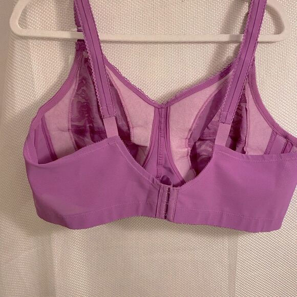 NWT Goddess plum berry lace wireless bra size 50 C - Picture 3 of 6